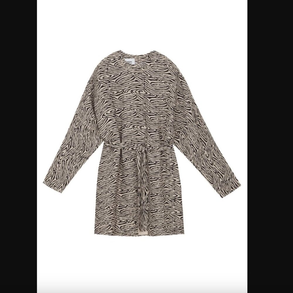 Nanushka Hierro Zebra Block Print Long Sleeve Min… - image 5